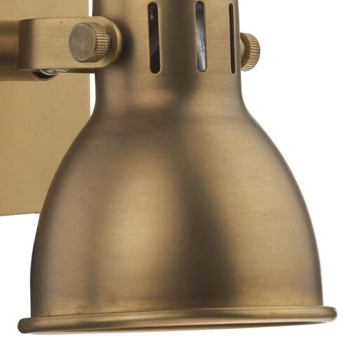 Idaho Single Wall Spotlight Natural Brass