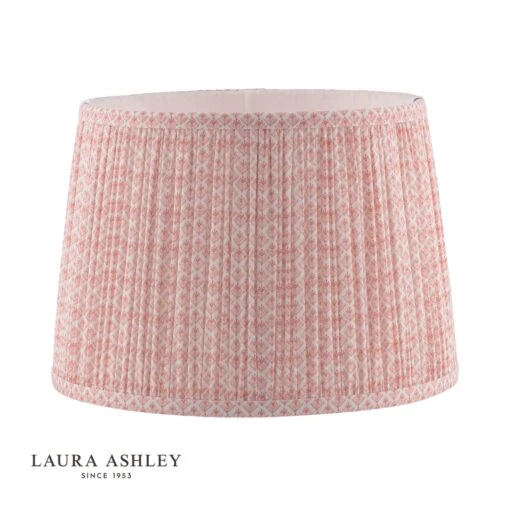 Laura Ashley Gwendolen Pink Pattern Cotton Shade 30.5cm/12 Inch