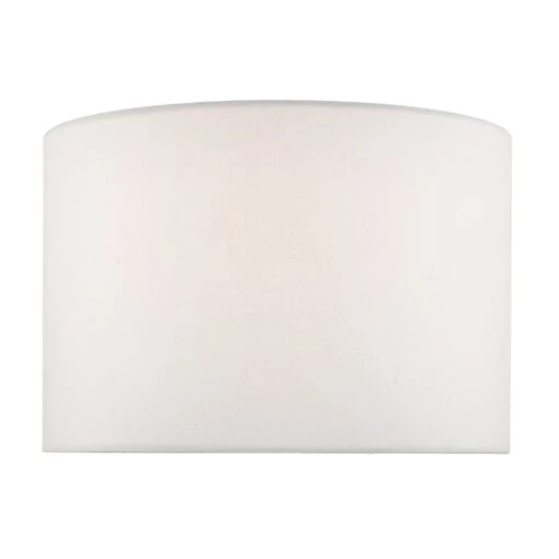 Lolek Ivory Faux Silk Drum Shade 36cm