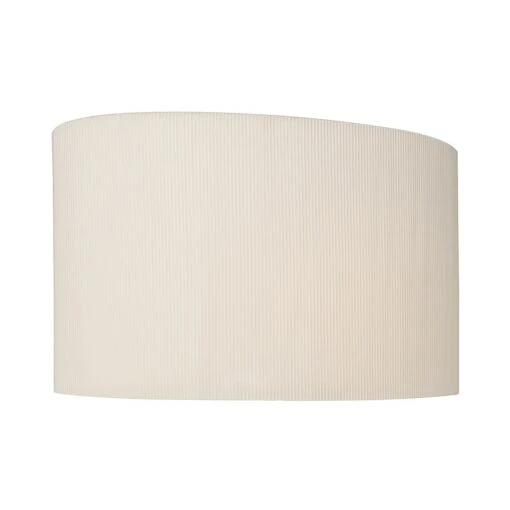 Luigi Cream Cotton Oval Shade 36.5cm