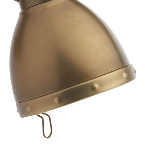 Osaka Clip On Spotlight Antique Brass