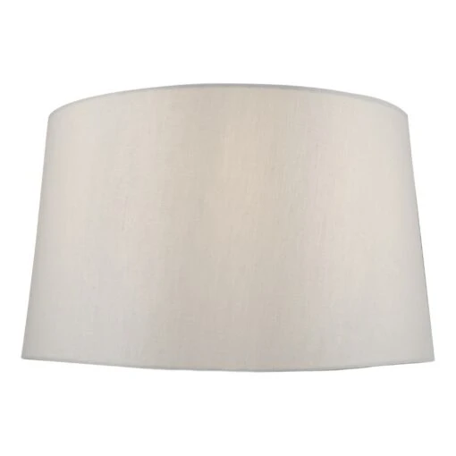 Griffith Grey Faux Silk Tapered Drum Shade 30cm