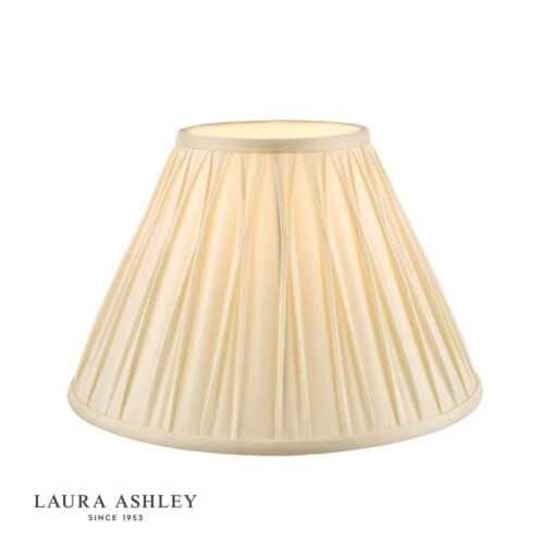 Laura Ashley Fenn Silk Empire Drum Shade Ivory 40cm/16 Inch