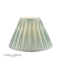 Laura Ashley Fenn Silk Empire Drum Shade Duck Egg 30cm/12 Inch