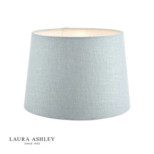 Laura Ashley Bacall Linen Empire Drum Shade Duck Egg Blue 40cm/16 Inch